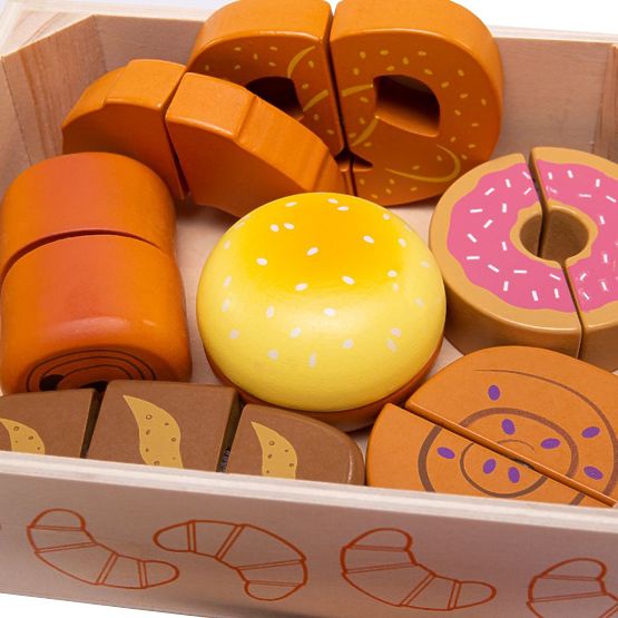 Bigjigs Toys Krojenie ciasta w pudełku