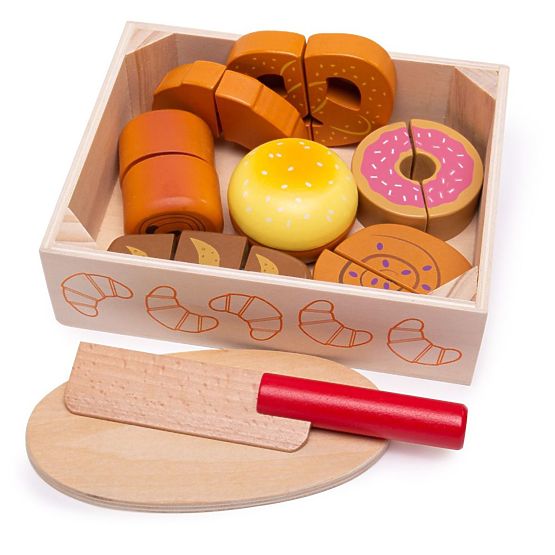 Bigjigs Toys Krojenie ciasta w pudełku