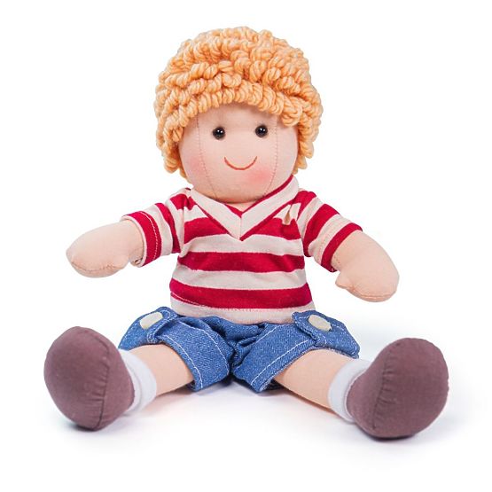 Bigjigs Toys Lalka materiałowa Harry 28 cm