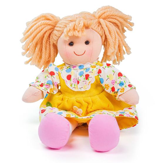 Bigjigs Toys Lalka materiałowa Daisy 28 cm