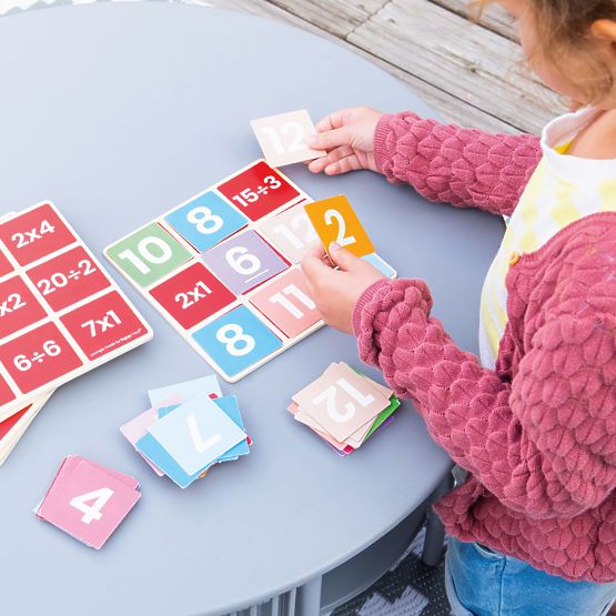 Bigjigs Toys Matematyczne Bingo Mnożenie i Dzielenie