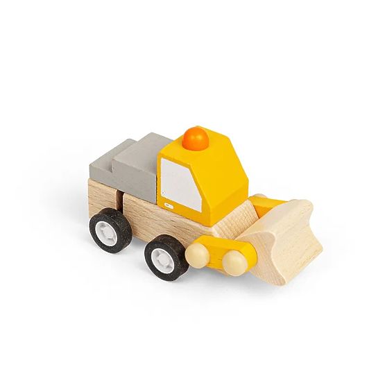 Bigjigs Toys Nakręcana zabawka budowlana Koparka