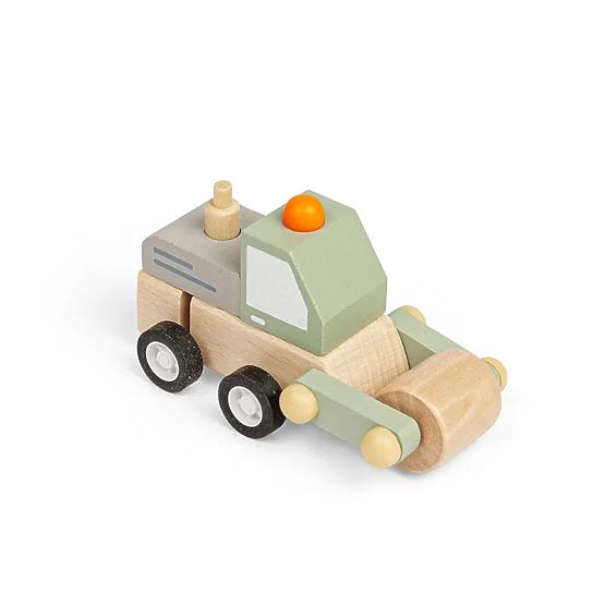 Bigjigs Toys Nakręcana zabawka budowlana Walec