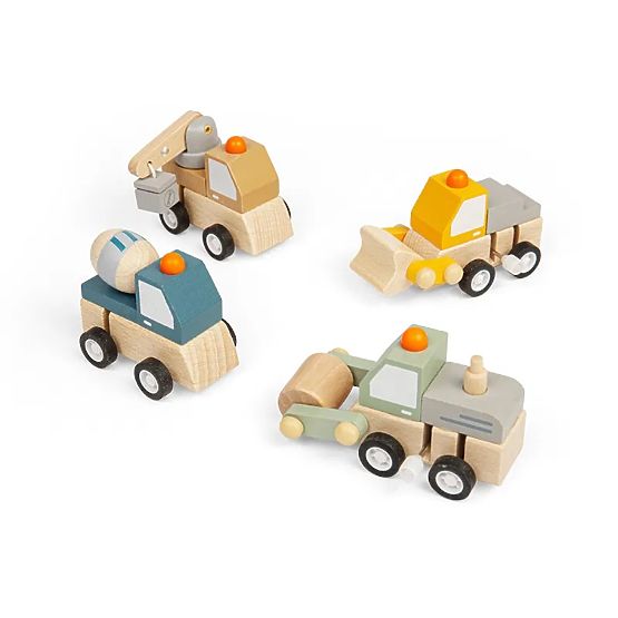 Bigjigs Toys Nakręcany samochodzik budowlany 1 szt.