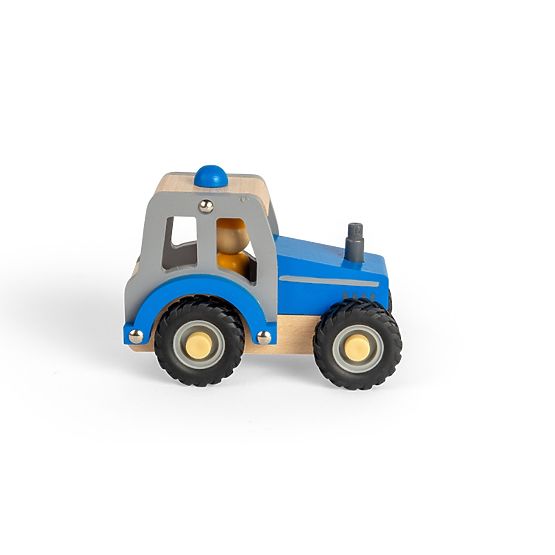 Bigjigs Toys Niebieski Traktor