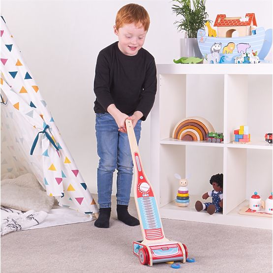 Bigjigs Toys Odkurzacz na kiju