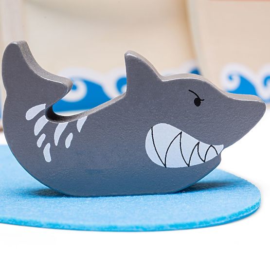 Bigjigs Toys Piracki statek z piratami