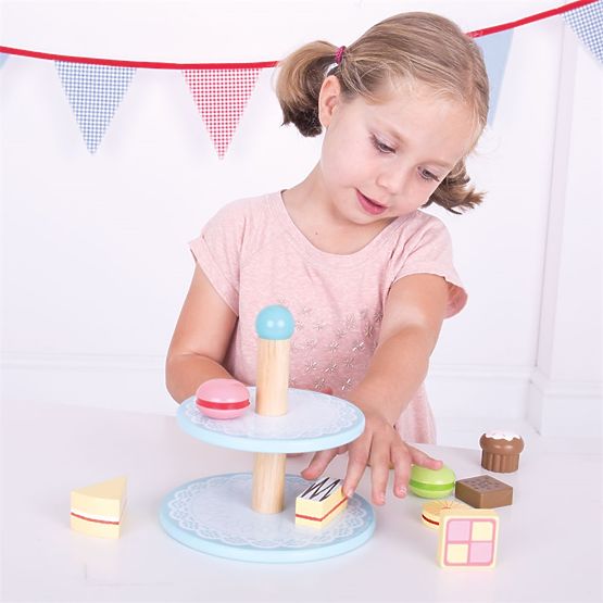 Bigjigs Toys Stojak z babeczkami
