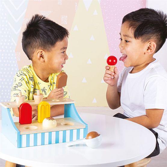 Bigjigs Toys Stojak z lodami