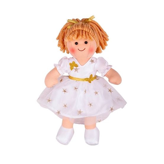 Bigjigs Toys Tkaninowa lalka Charlotte 28cm