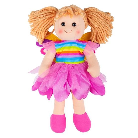 Bigjigs Toys Tkaninowa lalka Chloe 34 cm