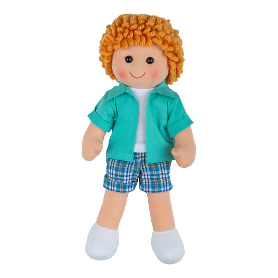 Bigjigs Toys Tkaninowa lalka Jacob 28 cm