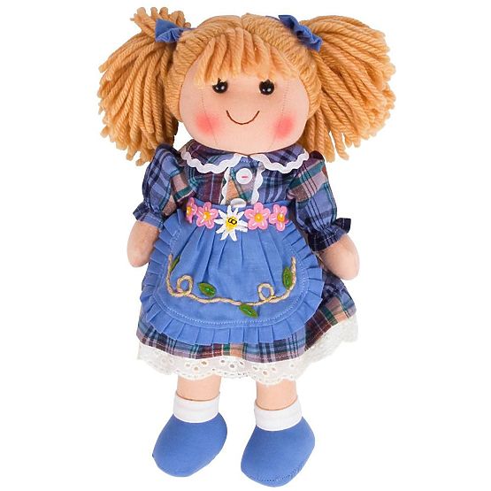 Bigjigs Toys Tkaninowa lalka Katie 34 cm