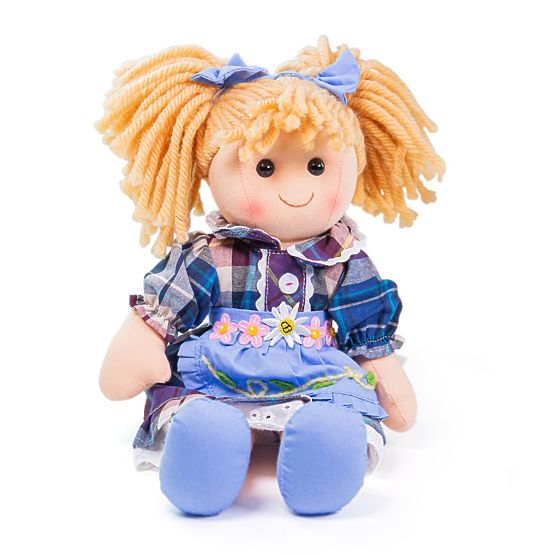 Bigjigs Toys Tkaninowa lalka Katie 34 cm