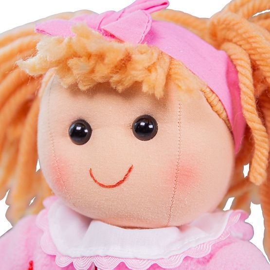 Bigjigs Toys Tkaninowa lalka Kelly 34 cm