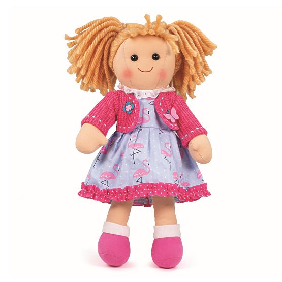 Bigjigs Toys Tkaninowa lalka Maggie 34cm