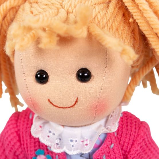 Bigjigs Toys Tkaninowa lalka Maggie 34cm
