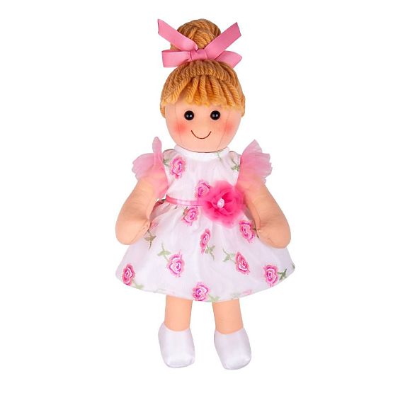 Bigjigs Toys Tkaninowa lalka Megan 34 cm