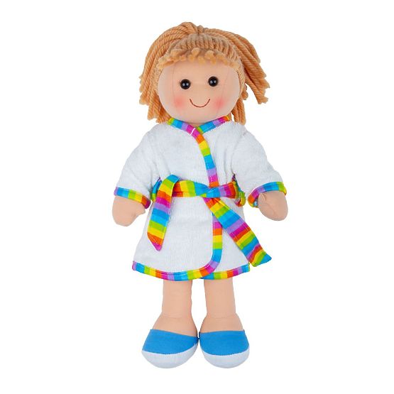 Bigjigs Toys Tkaninowa lalka Michelle 34 cm