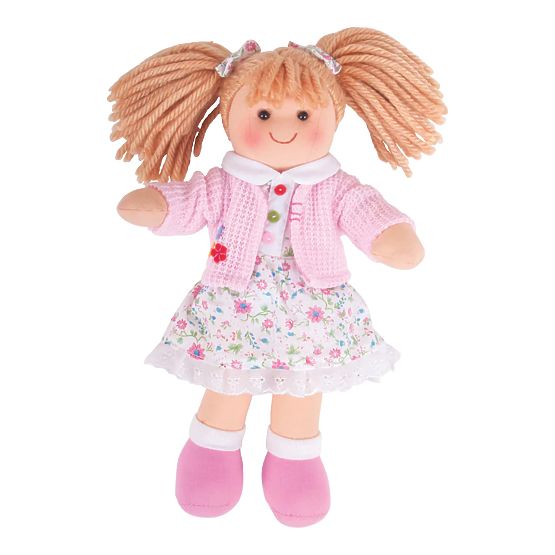 Bigjigs Toys Tkaninowa lalka Poppy 28 cm