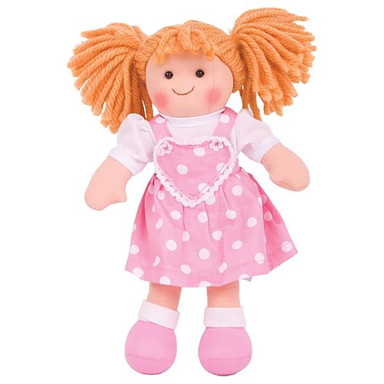 Bigjigs Toys Tkaninowa lalka Ruby 28 cm