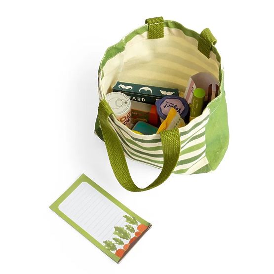 Bigjigs Toys Torba na zakupy z zakupami