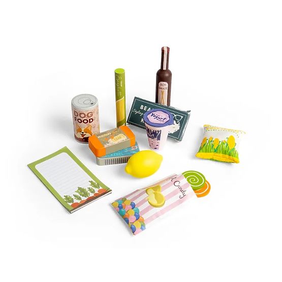 Bigjigs Toys Torba na zakupy z zakupami