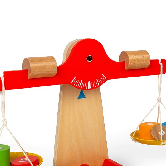 Bigjigs Toys Waga z wyważającymi odważnikami