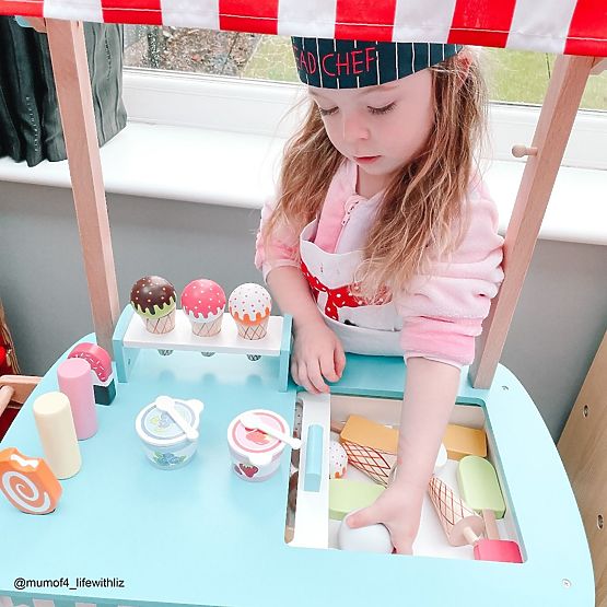 Bigjigs Toys Wózek z lodami