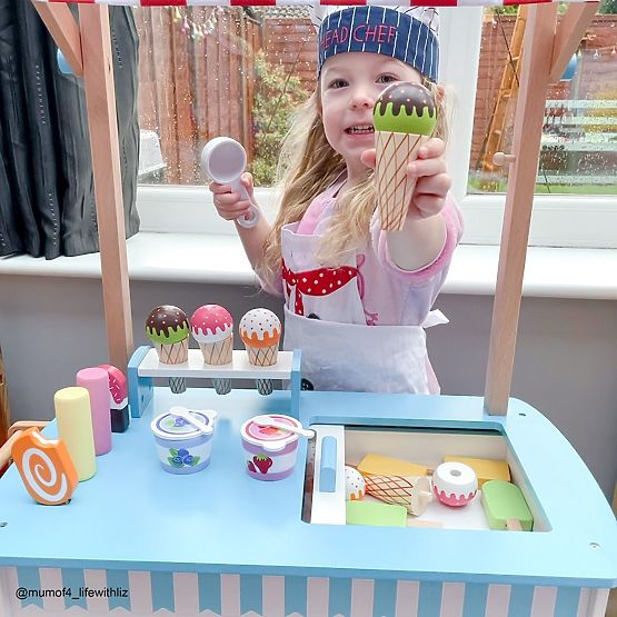 Bigjigs Toys Wózek z lodami