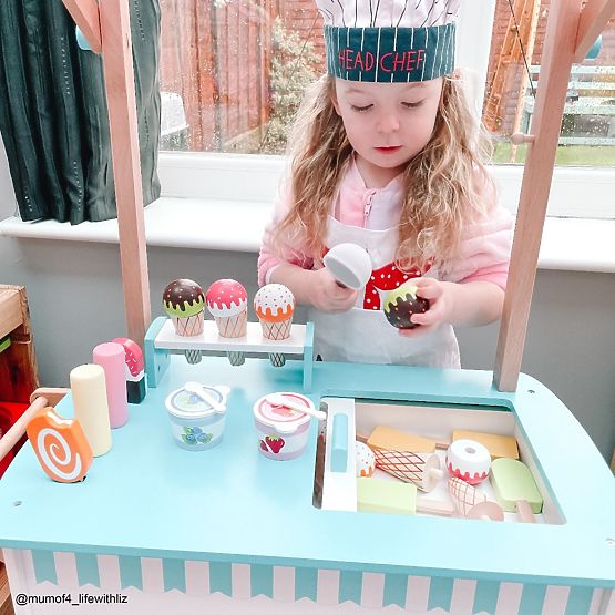 Bigjigs Toys Wózek z lodami