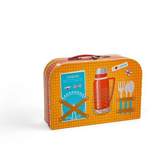 Bigjigs Toys Zestaw do herbaty w walizce Londyn