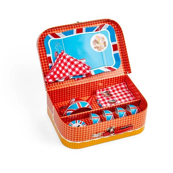 Bigjigs Toys Zestaw do herbaty w walizce Londyn