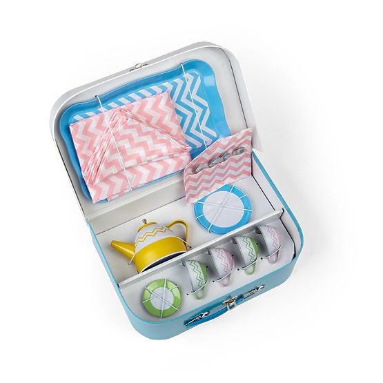 Bigjigs Toys Zestaw do herbaty w walizce