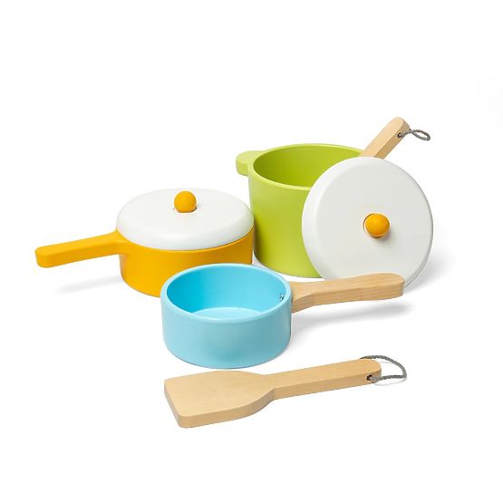 Bigjigs Toys Zestaw naczyń 7 elementów
