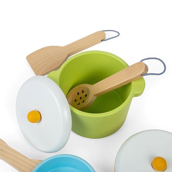 Bigjigs Toys Zestaw naczyń 7 elementów