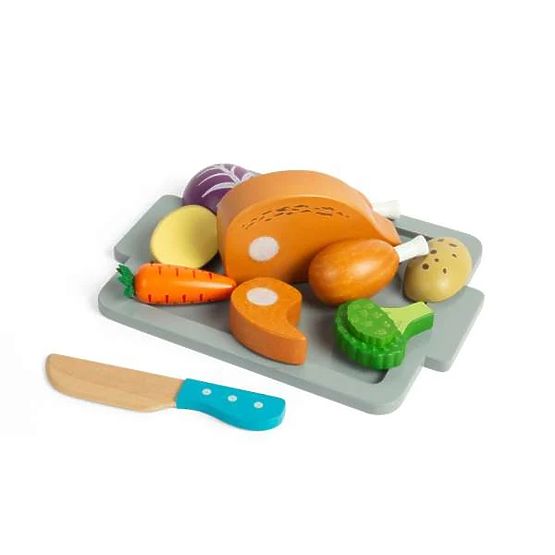 Bigjigs Toys Zestaw Pieczony kurczak z warzywami