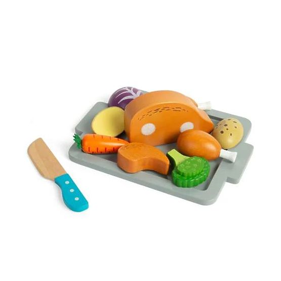 Bigjigs Toys Zestaw Pieczony kurczak z warzywami