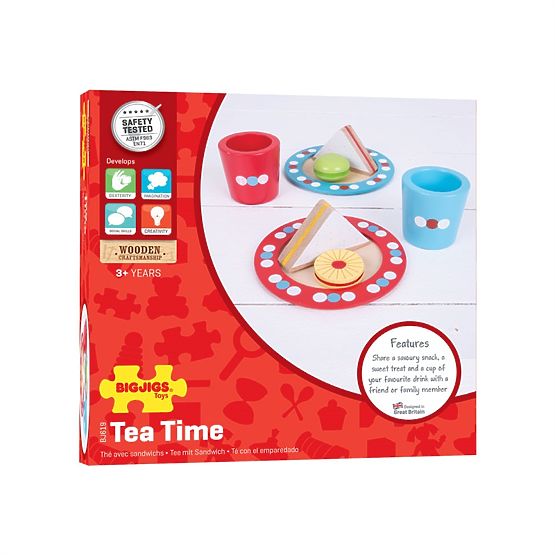 Bigjigs Toys Zestaw przekąsek w kropki