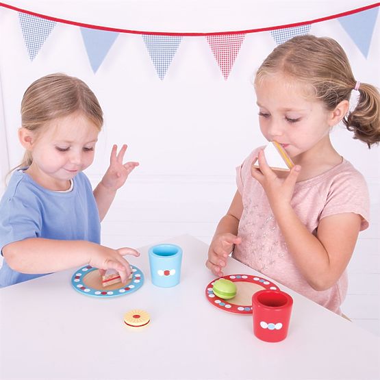 Bigjigs Toys Zestaw przekąsek w kropki