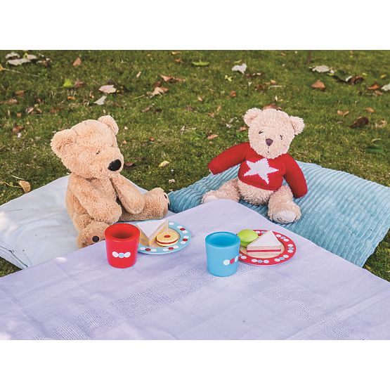 Bigjigs Toys Zestaw przekąsek w kropki