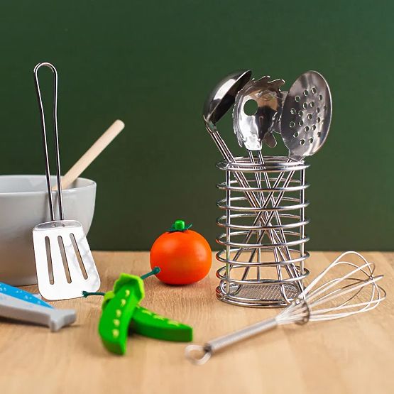 Bigjigs Toys Zestaw przyborów kuchennych