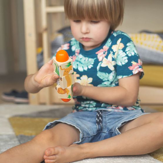 Bigjigs Toys Zmotoryzowana rolka w dżungli