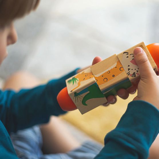 Bigjigs Toys Zmotoryzowana rolka w dżungli