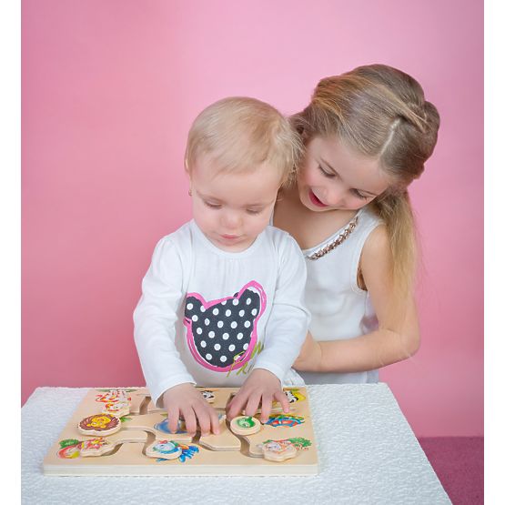 Bino Labirynt motoryczny Znajdź głowę zwierzątka