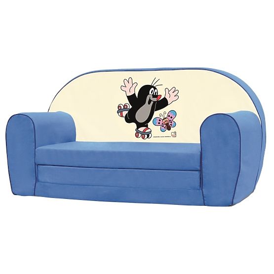Bino Mini sofa Krecik, niebieska