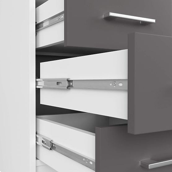 BIURKO ANA PK BIAŁE / SZARE