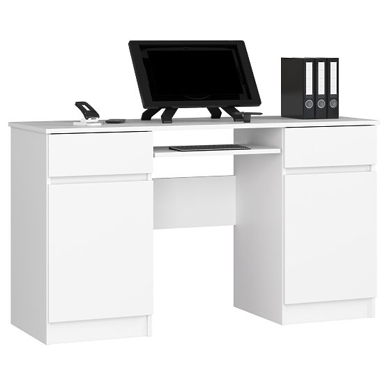 BIURKO CLP A5 2D 2SZ BIAŁE