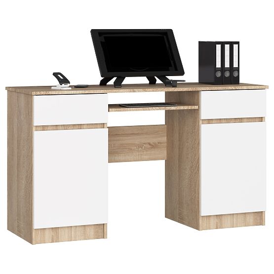 BIURKO CLP A5 2D 2SZ PK SONOMA / BIAŁY