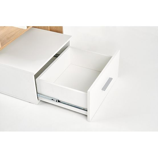 Biurko GROSSO - dąb złoty / biały